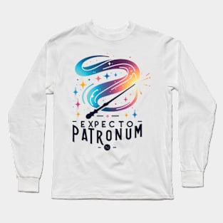 Harry Potter Tribute - HP - Expecto Patronum - Hary Poter Potter Harry Wizard tribute Long Sleeve T-Shirt